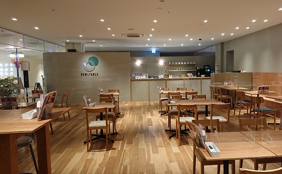 鳥取大丸 5階 カフェ BOWL TABLE